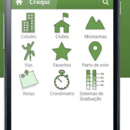 Está disponível aplicativo de smartphone com croquis de vias de escalada do Brasil