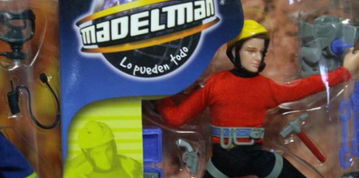 Ainda se pode encontrar boneco Madelman escalador para compra na internet
