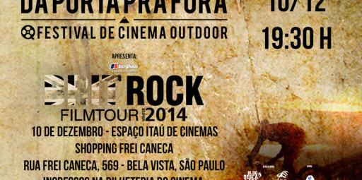 Festival de cinema outdoor  “Da Porta Pra Fora”