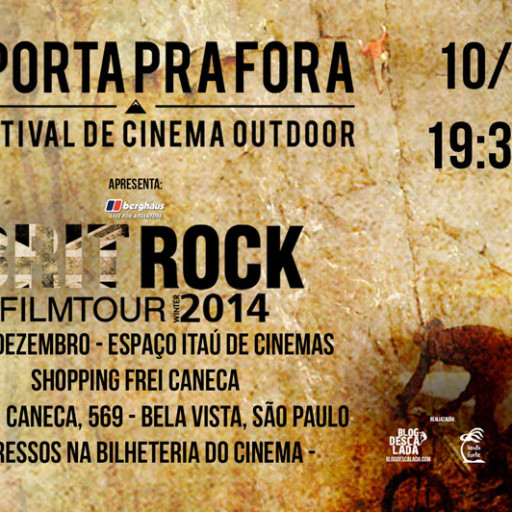 Festival de cinema outdoor  “Da Porta Pra Fora”