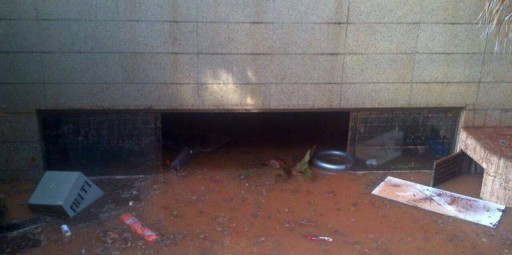 Academia de escalada em Brasília é destruída por inundação