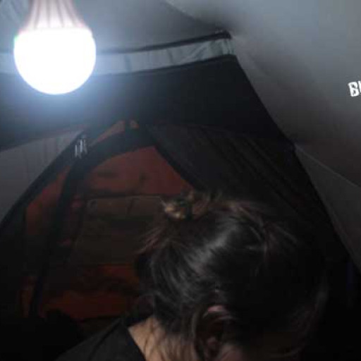 Avaliação da lâmpada Tent Megalite – Guepardo