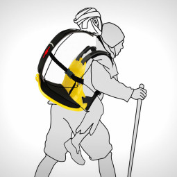 Grupo de estudantes de design cria mochila inovadora para resgate de montanhistas
