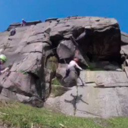 Vídeo de queda de escalada mostra a importância do uso do capacete