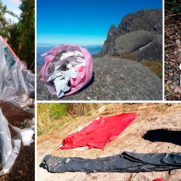 Lixo na Mantiqueira – os materiais mais bizarros encontrados por montanhistas