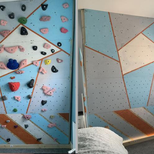 Entediada em quarentena, adolescente transforma quarto em parede de escalada de 3 metros