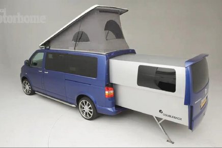 Volkswagen lança Van com trailer retrátil para público outdoor