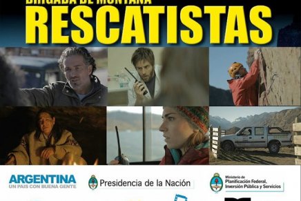 TV Agentina exibirá programa sobre esquadrão de resgate em montanha