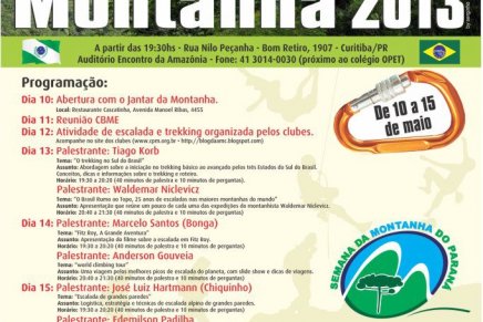 Divulgada programação da Semana da Montanha do Paraná de 2013
