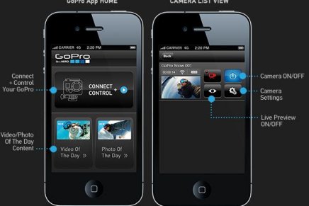 GoPro lança atualização do aplicativo de controle da câmera via smartphone