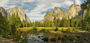 Yosemite Valley View Panorama