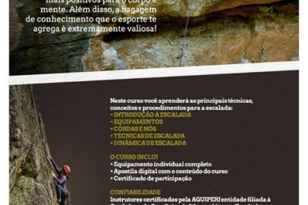 Curso de iniciação de escalada em rocha será realizado em Santa Catarina