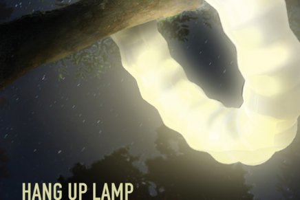 Designers projetam lâmpada dobrável para camping