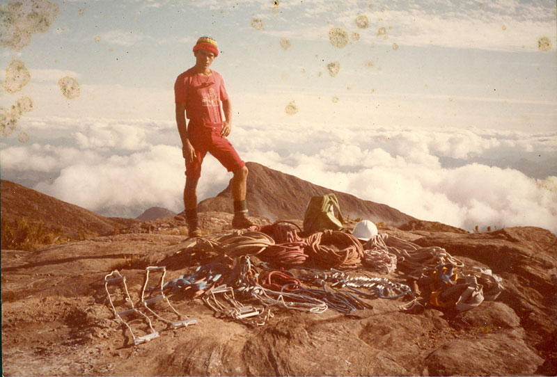 Primeira conquista: Face Sul do Pico da Bandeira (MG), em 1983