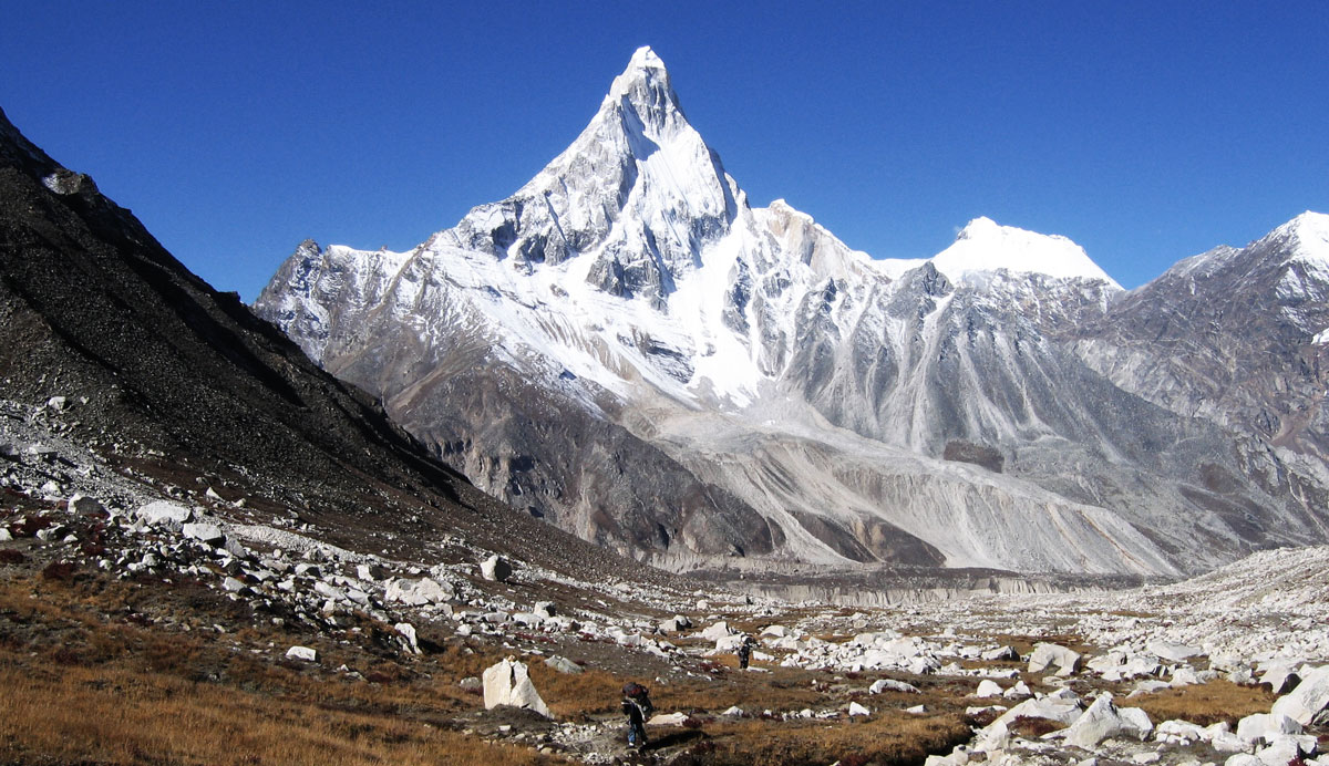 Западные гималаи. Гора Шивлинг. Гималаи Индия. Ледник Ганготри. Гималаи высота.