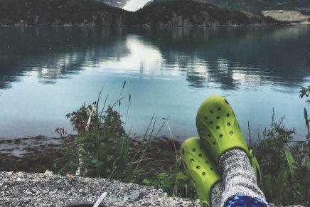 Usar calçado CROCS após longas trilhas?