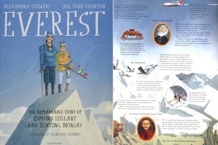 Autora publica a história da conquista do Monte Everest ilustrada para crianças