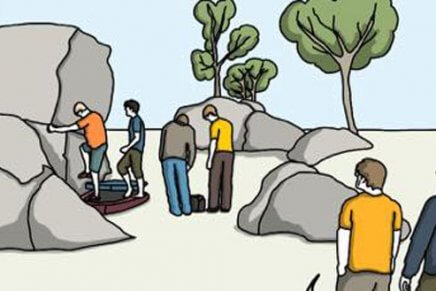 Como se divertir assistindo pessoas escalando um boulder
