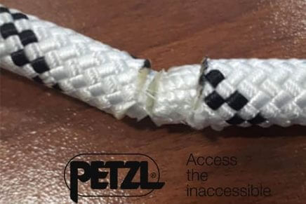 Petzl anuncia convocatória de inspeção de linha de cordas