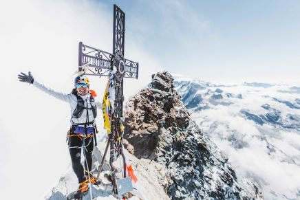 Gran Paradiso e Matterhorn: Brasileira faz com subida mais rápida da história