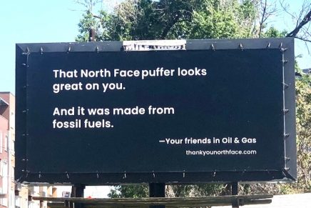 Empresa petrolífera acusa The North Face de hipocrisia em campanha de marketing