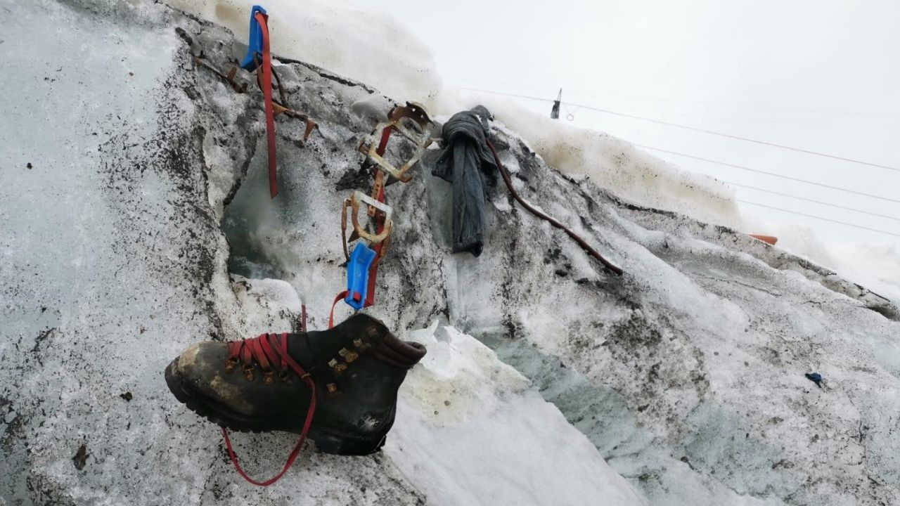 In einem Schweizer Gletscher wurden die Überreste eines vermissten deutschen Bergsteigers gefunden